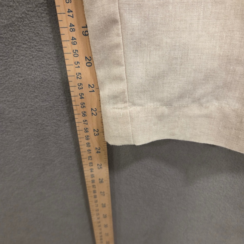 Liz Claiborne Audra 100% Linen Crop Pants Womens Size 4 Coastal Minimalist Chic - Picture 14 of 14